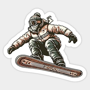 Snowboard - Vintage Sticker